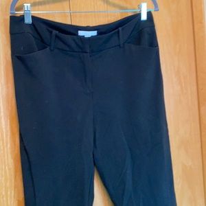 Tall Black Dress Pants with Boot Leg